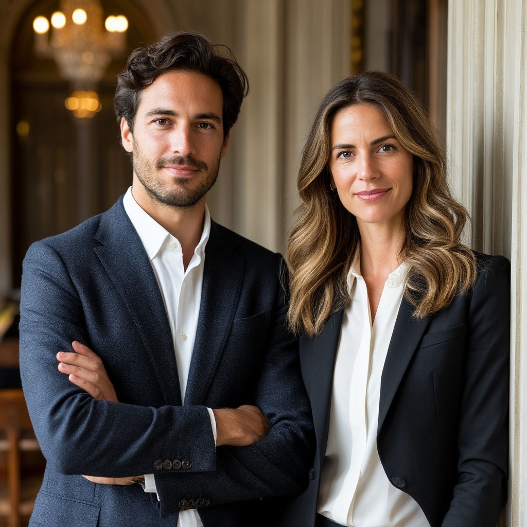 Alexandre Beaumont et Isabelle Moreau, fondateurs de Shirleydresses